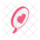 پیش‌نمایش فایل a-pink-speech-bubble-with-a-heart-inside-representing-a-message-of-love-or-kindness-15306518 از پک روز ولنتاین