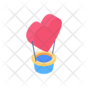 پیش‌نمایش فایل a-red-heart-shaped-balloon-floating-above-a-blue-bucket-on-a-white-background-15306505 از پک روز ولنتاین