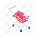 پیش‌نمایش فایل a-shopping-cart-overflowing-with-red-hearts-symbolizing-love-and-affection-15306528 از پک روز ولنتاین