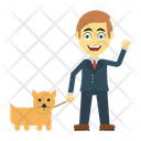 پیش‌نمایش فایل man-with-pet-1979022 از پک مرد شاد