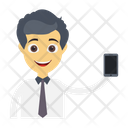 پیش‌نمایش فایل business-call-1979252 از پک شخصیت‌های کسب و کار