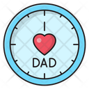 پیش‌نمایش فایل love-dad-clock-2764079 از پک روز پدر