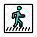 پیش‌نمایش فایل crosswalk-3298655 از پک علائم راهنمایی و رانندگی