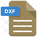 پیش‌نمایش فایل dxf-file-1 از پک آیکون‌های تخت فایل و پوشه
