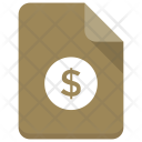 پیش‌نمایش فایل finance-file از پک آیکون‌های تخت فایل و پوشه