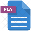پیش‌نمایش فایل fla-file از پک آیکون‌های تخت فایل و پوشه