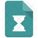 پیش‌نمایش فایل hourglass-file از پک آیکون‌های تخت فایل و پوشه