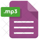 پیش‌نمایش فایل mp3-file از پک آیکون‌های تخت فایل و پوشه
