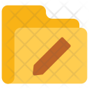 پیش‌نمایش فایل edit-folder از پک آیکون‌های تخت فایل و پوشه