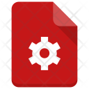پیش‌نمایش فایل file-setting از پک آیکون‌های تخت فایل و پوشه