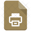 پیش‌نمایش فایل print-file از پک آیکون‌های تخت فایل و پوشه