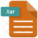 پیش‌نمایش فایل tar-file از پک آیکون‌های تخت فایل و پوشه