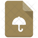 پیش‌نمایش فایل umbrella-file از پک آیکون‌های تخت فایل و پوشه