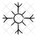 پیش‌نمایش فایل snowflake-1392 از پک آیکون‌های کریسمس به سبک doodle