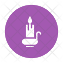 پیش‌نمایش فایل candle-470 از پک آیکون‌های دایره‌ای رنگی کریسمس