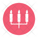 پیش‌نمایش فایل candles-102 از پک آیکون‌های دایره‌ای رنگی کریسمس