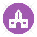 پیش‌نمایش فایل church-243 از پک آیکون‌های دایره‌ای رنگی کریسمس