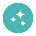 پیش‌نمایش فایل shiny-star-4 از پک آیکون‌های دایره‌ای رنگی کریسمس