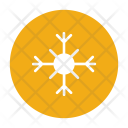 پیش‌نمایش فایل snowflake-1400 از پک آیکون‌های دایره‌ای رنگی کریسمس