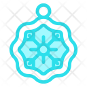 پیش‌نمایش فایل ornament-20 از پک آیکون‌های خطی رنگی کریسمس