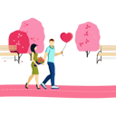 پیش‌نمایش فایل boy-and-girl-walking-together-5106006 از پک فعالیت‌های عاشقانه