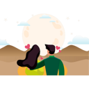 پیش‌نمایش فایل couple-looking-at-sunset-5106004 از پک فعالیت‌های عاشقانه