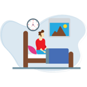 پیش‌نمایش فایل boy-is-sitting-on-a-bed-for-sleep-5103563 از پک فعالیت