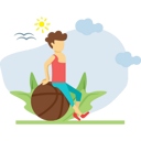 پیش‌نمایش فایل boy-sitting-on-a-exercise-ball-5103571 از پک فعالیت