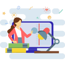 پیش‌نمایش فایل female-teacher-is-teaching-online-5105873 از پک بازگشت به مدرسه