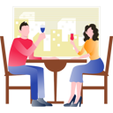 پیش‌نمایش فایل couple-on-date-5112553 از پک رستوران