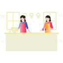 پیش‌نمایش فایل female-chef-team-making-food-5112545 از پک رستوران