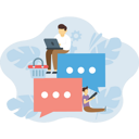 پیش‌نمایش فایل chat-marketing-5137423 از پک بازاریابی دیجیتال