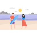 پیش‌نمایش فایل boy-with-surfboard-and-girl-walking-on-beach-5133186 از پک تابستان