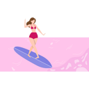 پیش‌نمایش فایل girl-is-doing-surfing-5133191 از پک تابستان