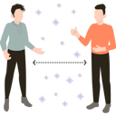 پیش‌نمایش فایل boys-are-standing-at-a-safe-distance-5137759 از پک فاصله‌گذاری اجتماعی