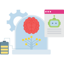 پیش‌نمایش فایل ai-brain-is-connected-to-the-battery-5142027 از پک هوش مصنوعی