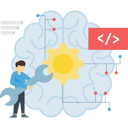 پیش‌نمایش فایل boy-is-standing-with-a-wrench-and-manage-the-coding-5142021 از پک هوش مصنوعی