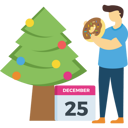 پیش‌نمایش فایل boy-holding-donut-near-the-christmas-tree-5142207 از پک کریسمس