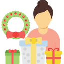 پیش‌نمایش فایل girl-sitting-with-her-christmas-presents-5142215 از پک کریسمس
