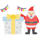 پیش‌نمایش فایل santa-with-gift-5142212 از پک کریسمس