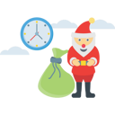 پیش‌نمایش فایل santa-with-gift-bag-5142214 از پک کریسمس