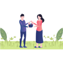 پیش‌نمایش فایل girl-is-giving-the-easter-basket-to-the-boy-5143127 از پک عید پاک