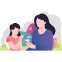 پیش‌نمایش فایل mother-and-daughter-painting-the-easter-egg-5143123 از پک عید پاک