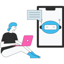 پیش‌نمایش فایل girl-programming-robotic-application-5230747 از پک هوش مصنوعی