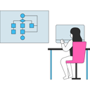 پیش‌نمایش فایل girl-working-on-algorithm-5230748 از پک هوش مصنوعی