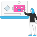 پیش‌نمایش فایل lady-programming-robotic-technology-5230735 از پک هوش مصنوعی