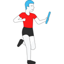 پیش‌نمایش فایل athlete-running-and-passing-the-stick-5230564 از پک ورزشکار دو و میدانی
