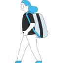 پیش‌نمایش فایل girl-going-to-school-5229915 از پک بازگشت به مدرسه