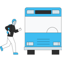پیش‌نمایش فایل running-late-for-school-catching-school-bus-5229923 از پک بازگشت به مدرسه