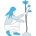 پیش‌نمایش فایل girl-planting-5241361 از پک کشاورزی